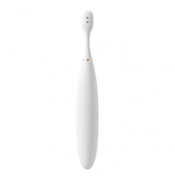MizzZee - White Joylight Smart Dual Vibrator (Smart APP Model - Chargeable)